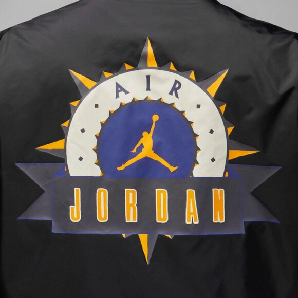 Jordan Flight MVP Men's Full-Zip Woven Jacket Black Large - Picture 7 of 8